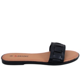 Lotts Sort sandal med flip-flops til kvinder - Inello