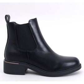 Tagart Black grain Chelsea støvler - Inello sort