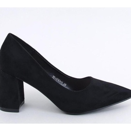 Clairay Black bredhælede pumps - Inello sort