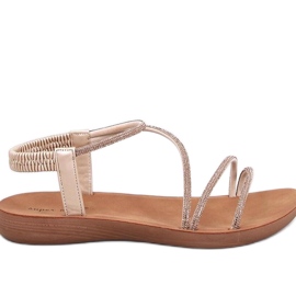 Lette damesandaler Prostis Gold - Inello gul