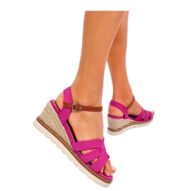 Rosco Fuchsia kile espadrillesandaler - Inello lyserød