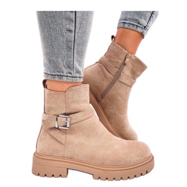 Ortiz Beige Chelsea støvler - Inello