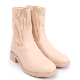 Sendi Nude ankelstøvler - Inello beige
