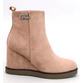 Rochelle Khaki kile ankelstøvler - Inello beige