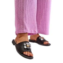 Step in style Sandal Flip-flops Model S.Barski KV27-031 Sort - Træd med stil