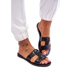 Step in style Sandal Flip-flops Model Zaxy JJ285263 Sort - Træd med stil