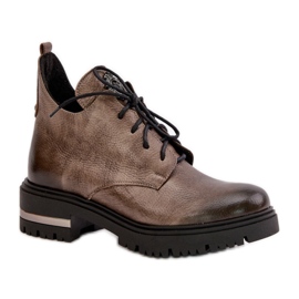 Step in style Støvler Model Zazoo 60309 Mørk Beige - Træd i stil