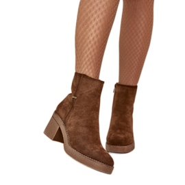Step in style Støvler Model Arkesia KE219 Khaki - Træd med stil brun