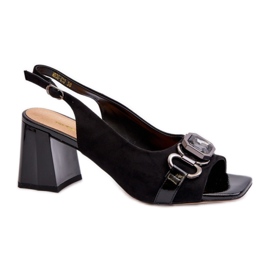 Step in style Sandaler Model Da MR38-659 Sort - Træd med stil
