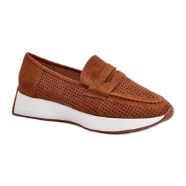 Step in style Moccasins Model Inesqua 22-325 Camel - Træd med stil brun