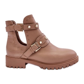 Støvler Model Klarisa M327 Beige - Step in style