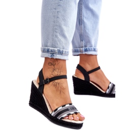 Step in style Sandaler Model Big Star LL274877 Sort - Træd med stil