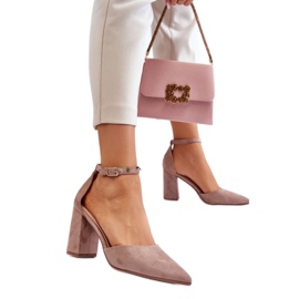 Step in style Pumps Model Lexie QA203P Dark Beige - Træd med stil