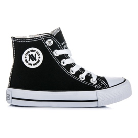 New Age Børns sneakers med lynlås sort