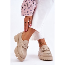 Sko Model Loafers Rayhan 20089 Beige - Step in style