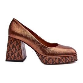 Step in style Pumper Model Laura Messi 259/819-821 Kobber - Træd med stil brun
