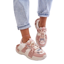Step in style Sportssko Model Chillout! BL357P Beige/Pink - Træd i stil