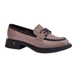 Step in style Mokkasiner Model Triana 63501 Dark Beige - Træd i stil grå