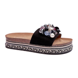 Step in style Sandal Flip-flops Model S.Barski HY077 Sort - Træd med stil