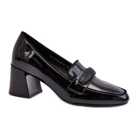 Step in style Pumper Model Samassa 58308 Sort - Træd med stil