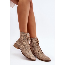 Støvler Model Maciejka 06391-04 Beige - Step in style
