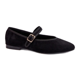 Step in style Balletlejligheder Model Anlofi T612P Sort - Træd i stil