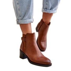 Step in style Støvler Model Nevillra DA110 Camel - Træd med stil brun