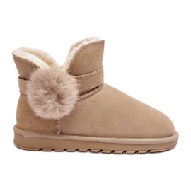 Snestøvler Model Eraclio W8006 Beige - Step in style