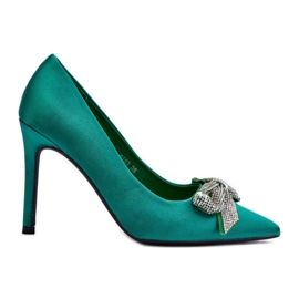 Høje hæle Model Fairine 9563 Grøn - Step in style