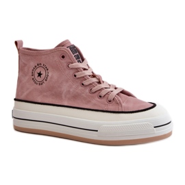 Step in style Sneakers Model Big Star OO274068 Pink - Træd med stil lyserød