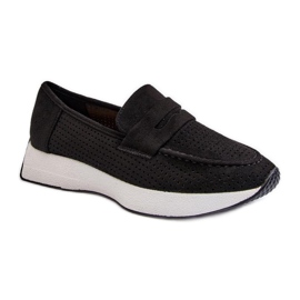 Step in style Moccasins Model Inesqua 22-325 Sort - Træd med stil