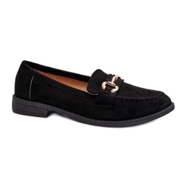 Step in style Moccasins Model Aviole 8336-78 Sort - Træd med stil