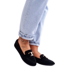 Step in style Mokkasiner Model Carly GO-105 Sort - Træd med stil