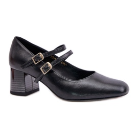 Step in style Pumps Model Laura Messi 2857 Sort - Træd med stil