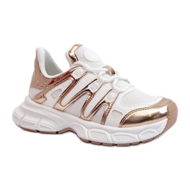 Step in style Sportssko Model Ahmani NB633P Hvid/Guld - Træd med stil