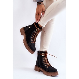 Step in style Trappery støvler Model Alette 22BT35-5063 Sort - Træd med stil