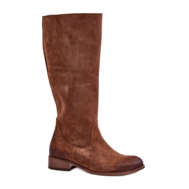 Step in style Støvler Model Lewski 3616 Brun ruskind - Træd i stil