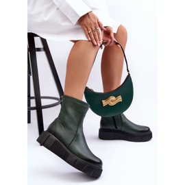 Step in style Støvler Model Jenefer 60369 Grøn - Træd med stil