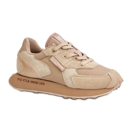 Big Star Beige platform sportssko