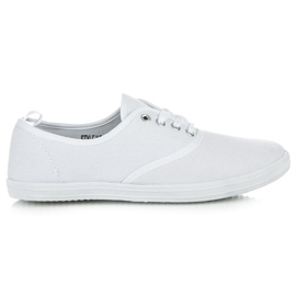 New age bundne sneakers hvid