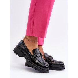 Step in style Mokkasiner Model Imbleria 66616 Sort lak - Træd med stil