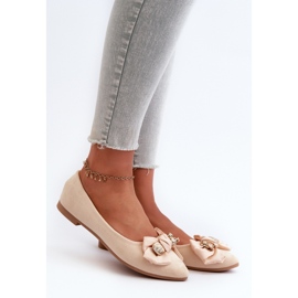 Ballerinasko Model Satris ZA39P Light Beige - Step in style