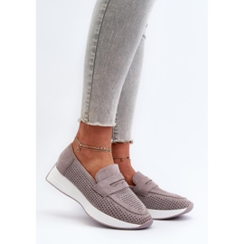Grå loafers