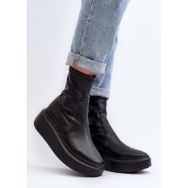 Step in style Støvler Model Zazoo 3395 Sort - Træd med stil