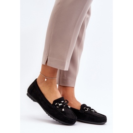 Step in style Mokkasiner Model Daphikaia LH62 Sort - Træd med stil