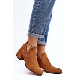 Step in style Støvler Model Dalros 4175 Camel - Træd med stil brun