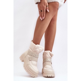 Snestøvler Model Zeva VL225P Light Beige - Step in style
