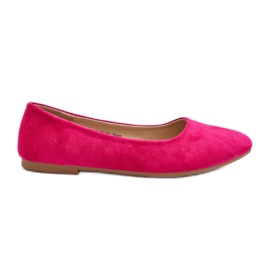 Klassiske ballerinasko til kvinder Fuchsia lyserød
