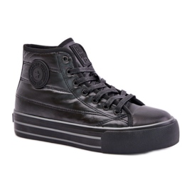 Big Star Black isolerede damesneakers sort