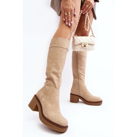 Støvler Model Calvisa KZ930 Beige - Step in style